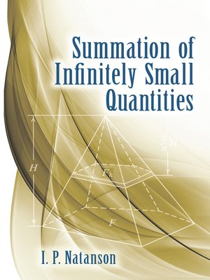 cover image of Summation of Infinitely Small Quantities